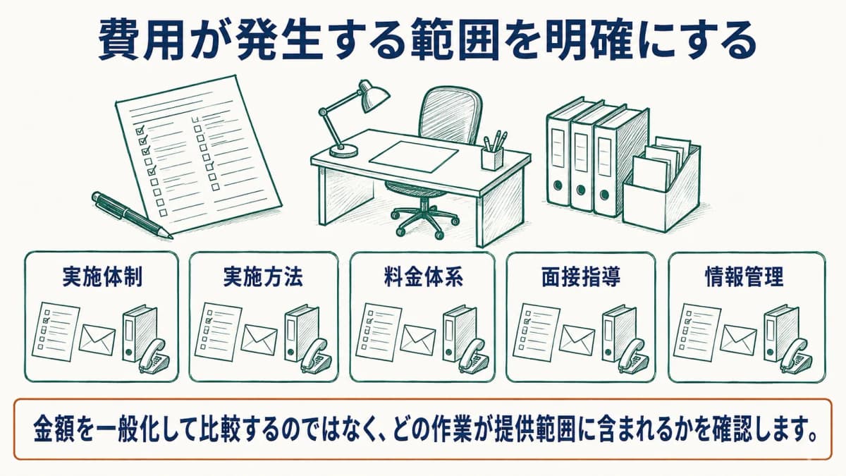 実施範囲と情報管理を確認するストレスチェックの調査票